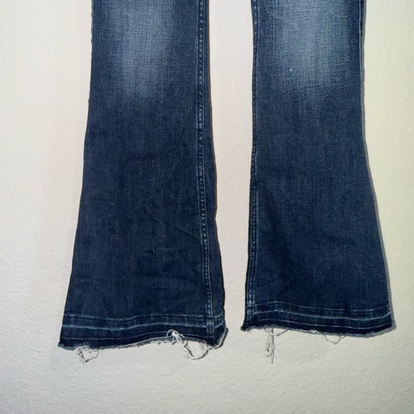Idyllwind Dark Blue Flare Jeans - Picture 4 of 4